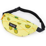 TINYAT Colorful Waist Bag Fanny Pack Outdoor Running Banana Belt Bag