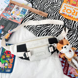 Light Canvas Waist Pack Money Phone Belt Bag for Student Men