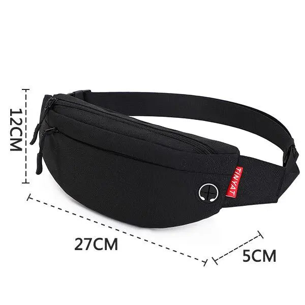 Waist Bag Purse Casual Phone Belt Pouch Canvas Travel Fanny Pack