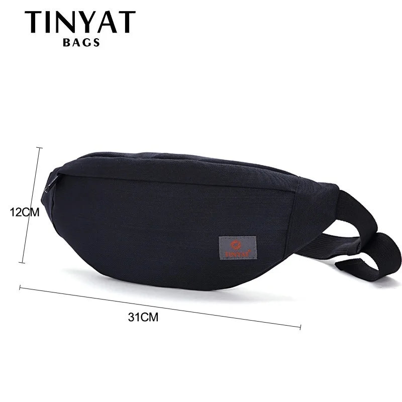 Leaf Travel Waist Bag Pack For Men Women Casual Shoulder Bag