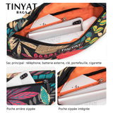 Leaf Travel Waist Bag Pack For Men Women Casual Shoulder Bag