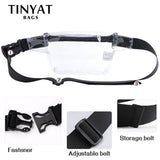 Transparent Cosmetic Bags Waist Bag Crossbody Makeup Bag Fanny Pack