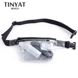 Transparent Cosmetic Bags Waist Bag Crossbody Makeup Bag Fanny Pack