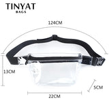 Transparent Cosmetic Bags Waist Bag Crossbody Makeup Bag Fanny Pack