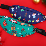 Winter Waist bag Pack Purse Women Christams Casual Large Phone Belt Bag