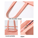 Clear PVC Shoulder Bag Transparent Waterproof Mother HandBag