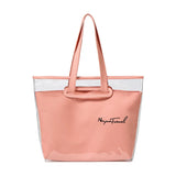 Clear PVC Shoulder Bag Transparent Waterproof Mother HandBag