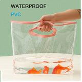 Clear PVC Shoulder Bag Transparent Waterproof Mother HandBag