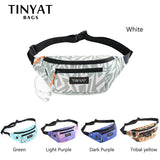 Canvas Fanny Waist Packs for Women 4 Pockets Crossbody Bag