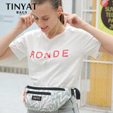 Canvas Fanny Waist Packs for Women 4 Pockets Crossbody Bag