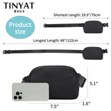 Waist Bag Pack Shoulder Fanny Pack Large Phone Money Sports Belt Bag Pouch