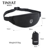 Men's Waist Bag Pack Light Women Belt Bag Foldable Sports Fanny Bag