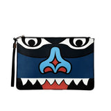 Animal Prints Envelope Purse High Capacity Clutch Handbag