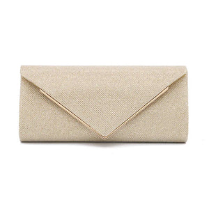 Sequined Envelope Clutch Pink Evening Bag Wedding Purse Female Handbag