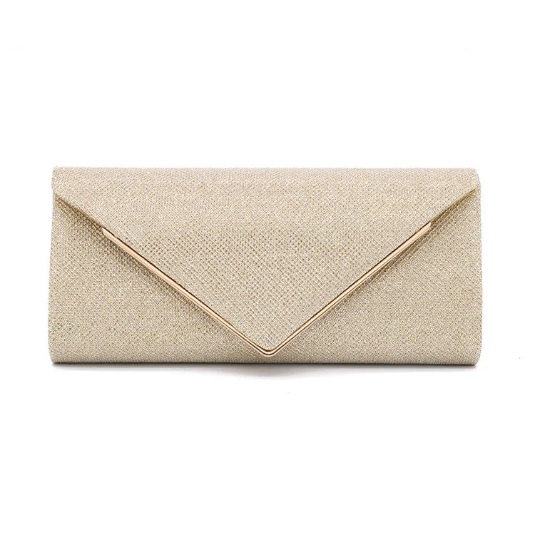Sequined Envelope Clutch Pink Evening Bag Wedding Purse Female Handbag