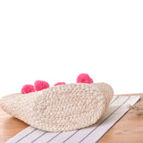Summer Beach Bag Woven Shoulder Tote Shopping Purse Handbag Straw Bag