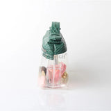 Women Clear Transparent Handbag PVC Tote Ostrich /Snake Pattern Bags Purse