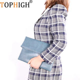 Serpentine Envelope Clutch Crossbody Chain Handbag