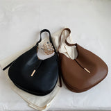 Women's Large Shoulder Side Bag Winter Solid Large Capacity Handbag