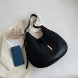 Women's Large Shoulder Side Bag Winter Solid Large Capacity Handbag