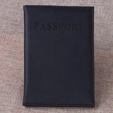 Colorful Allochromatic Embossed Leather Passport Wallet