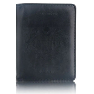 RFID Blocking Malaysian Passport Cover Leather Travel Holder Wallet