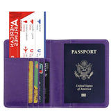 RFID Blocking Malaysian Passport Cover Leather Travel Holder Wallet