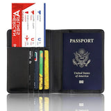 RFID Blocking Malaysian Passport Cover Leather Travel Holder Wallet