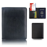 RFID Blocking Malaysian Passport Cover Leather Travel Holder Wallet