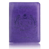 RFID Blocking Malaysian Passport Cover Leather Travel Holder Wallet