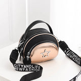 Fashionable Square Bag Womens Zipper Print Small Purses Shoulder Bag
