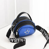 Fashionable Square Bag Womens Zipper Print Small Purses Shoulder Bag