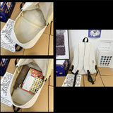 Nylon Backpacks Female College Student Woman Bookbag