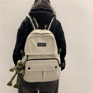 Nylon Large Capacity Women Backpack Waterproof Unisex Lady Mochila