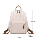 Nylon Anti Theft Backpack Large Capacity Laptop Bag