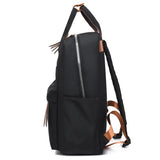 Nylon Anti Theft Backpack Large Capacity Laptop Bag