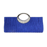 Rhinestone Ruffle Classic Women's Evening Bag Clutch