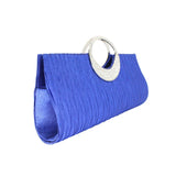 Rhinestone Ruffle Classic Women's Evening Bag Clutch