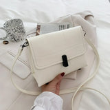 Casual Stone Crossbody Shoulder Bag Retro Small Square Bag