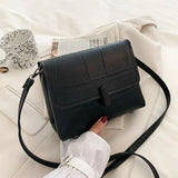Casual Stone Crossbody Shoulder Bag Retro Small Square Bag