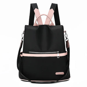 Small Backpack Woman Oxford Ladies Shoulder Backpack Satchel Waterproof