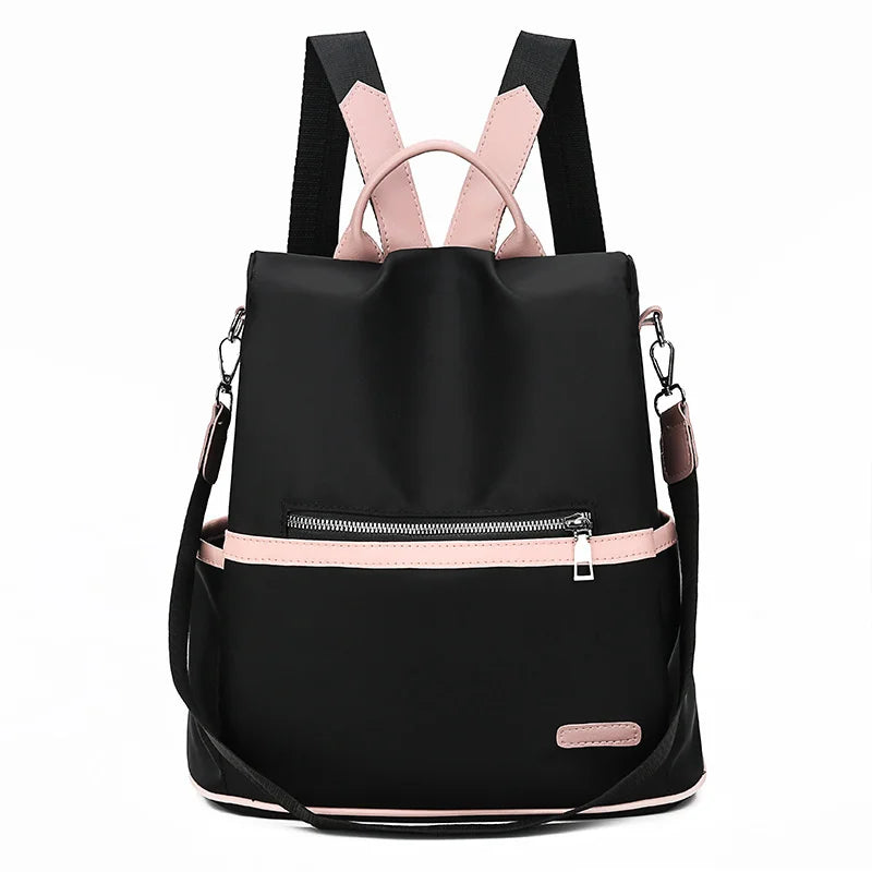 Small Backpack Woman Oxford Ladies Shoulder Backpack Satchel Waterproof