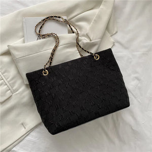 Plaid Shoulder Bag for Women College Student Schoolbag Female