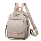 Pink Women's Small Backpack Travel Shoulder Bag
