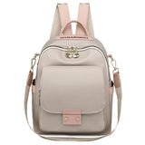 Pink Women's Small Backpack Travel Shoulder Bag