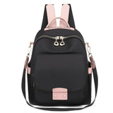 Pink Women's Small Backpack Travel Shoulder Bag