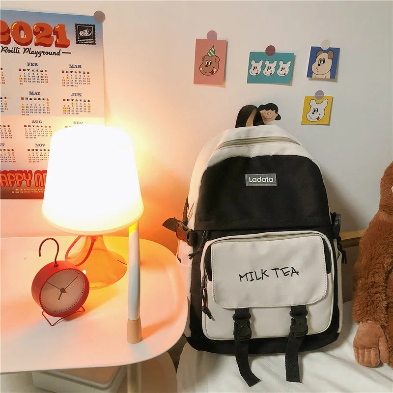 Women's Nylon Backpacks for School and Campus