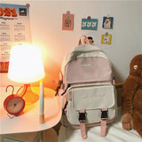 Women's Nylon Backpacks for School and Campus