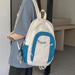 Women Backpack Large Capacity Nylon Travel Casual Bookbags