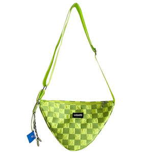 Light Triangle Shoulder Bag for Women Men